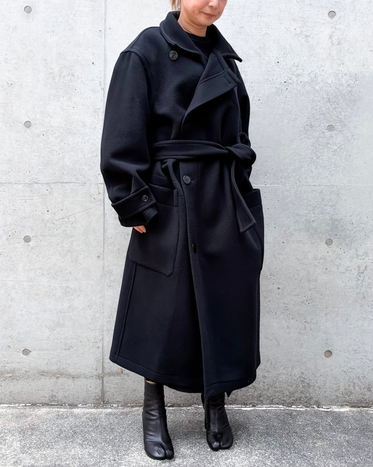 LEMAIRE / ラップコート / BLACK / CO1037 LF1116