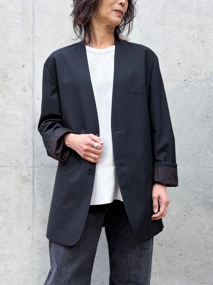 BOWTE / EXTRA FINE WORSTED TOROPICAL JACKET / BLACK / 261-06-0005