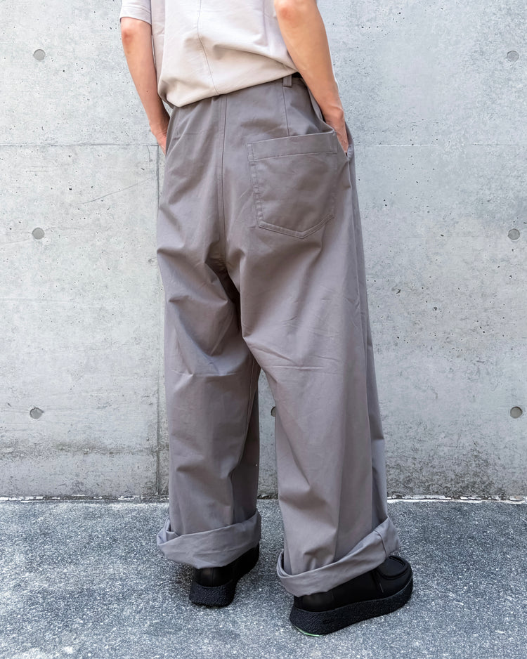SOFIE D'HOORE / DARTED PANT(Compact winter cotton) / TURTLE / PASADENA-COA