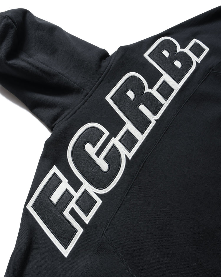 F.C.Real Bristol / BIG LOGO BAGGY SWEAT HOODIE / BLACK / FCRB-252091