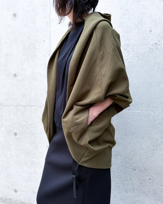 COGTHEBIGSMOKE / NICOLETTE BORERO HOODY / DK MOSS