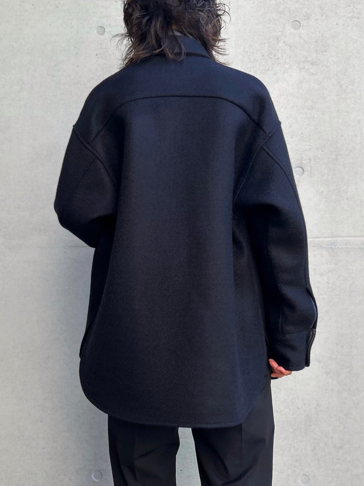 MADISONBLUE / CPO JK WOOL / NAVY / MB254-1011