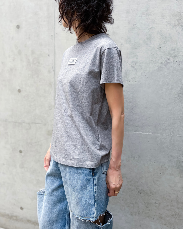 MM⑥ Maison Margiela / Numericコットン Tシャツ / GRAY / S52GC0327M27170