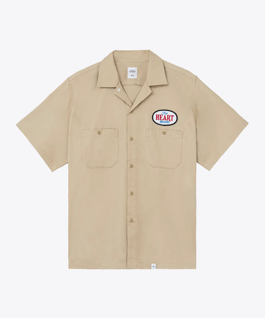 BEDWIN & THE HEARTBREAKERS / S/S WORK SHIRT "BOB" / BEIGE・26SB1760