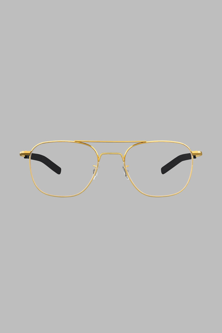 E5 eyevan × HYKE / EH-2 / METALLIC GOLD × CLEAR / 19375
