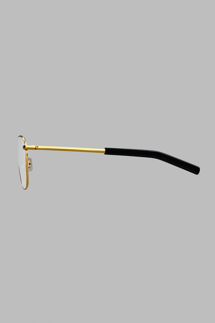 E5 eyevan × HYKE / EH-2 / METALLIC GOLD × CLEAR / 19375