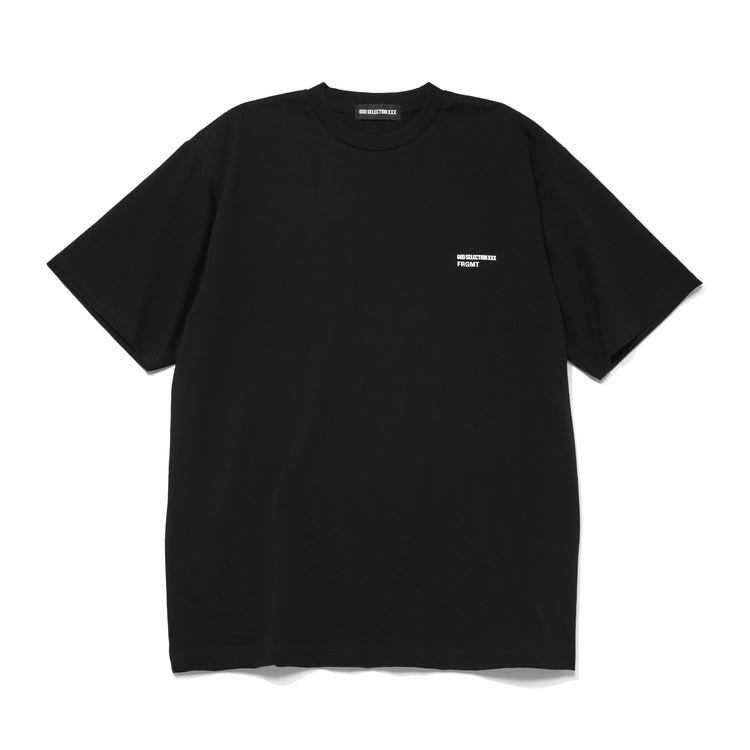 GOD SELECTION XXX / WALL CLOCK PRINTED T-SHIRT / BLACK / GX-S25-12FST-02
