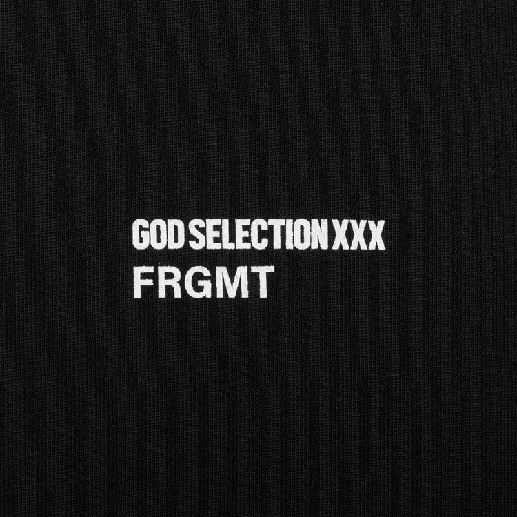 GOD SELECTION XXX / WALL CLOCK PRINTED T-SHIRT / BLACK / GX-S25-12FST-02