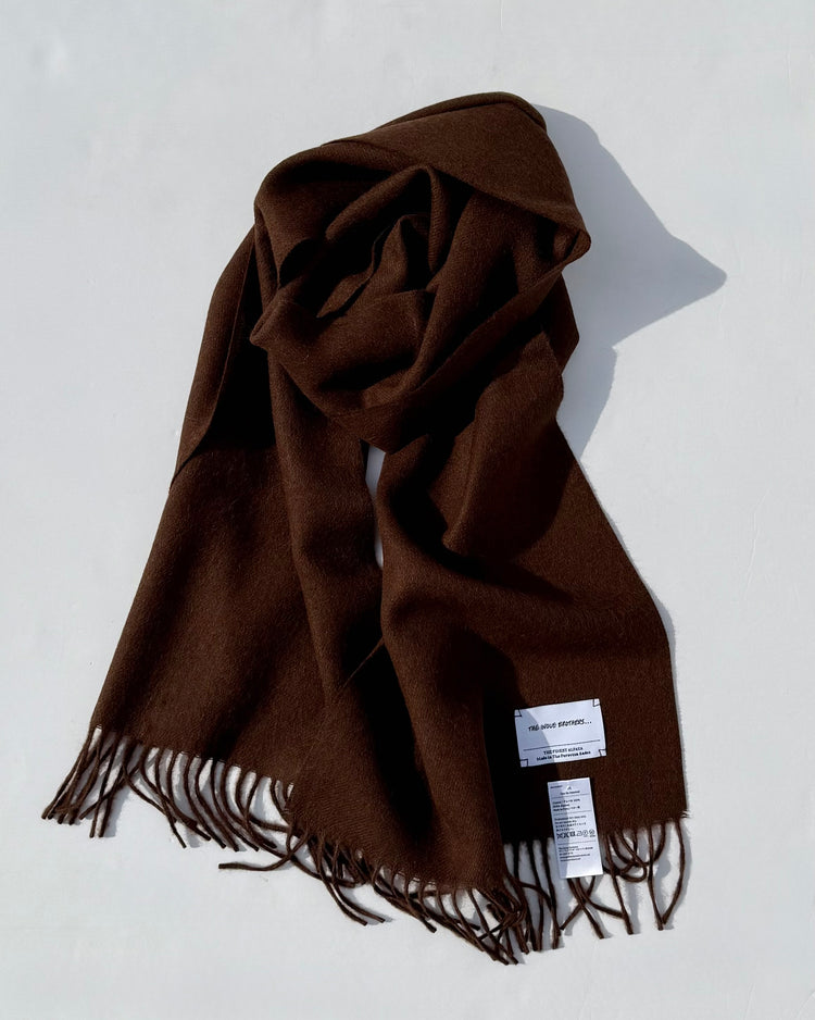 The Inoue Brothers… / Brushed Scarf / Brown
