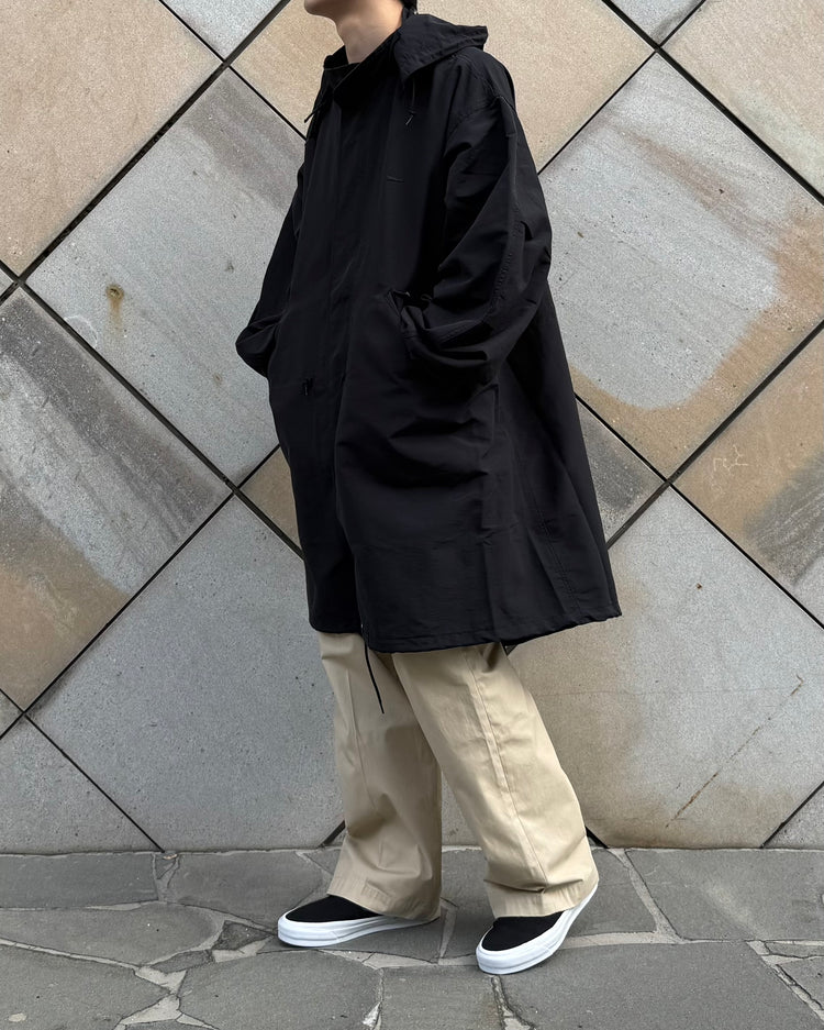 DESCENDANT / D-65 NYLON COAT / BLACK / 262WVDS-JKM04