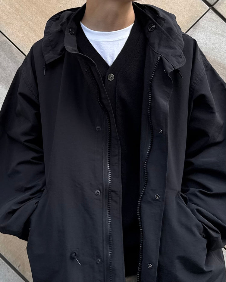 DESCENDANT / D-65 NYLON COAT / BLACK / 262WVDS-JKM04