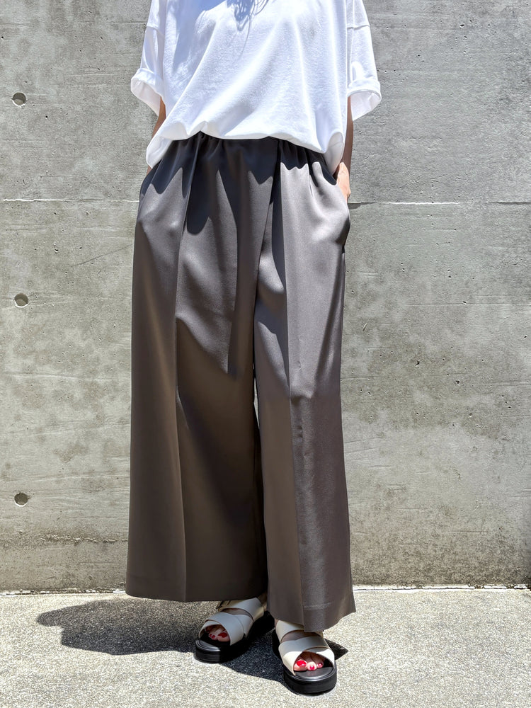 ENFÖLD / CROPPED SAROUEL-PANTS / GRAY / 300JA231-0471