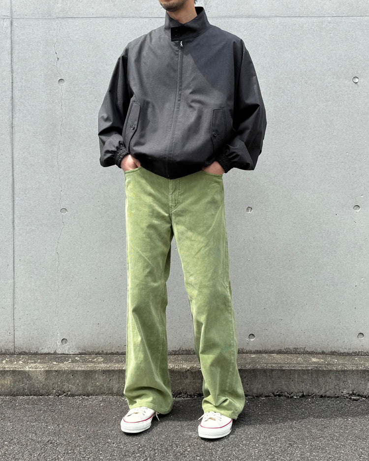 AURALEE / TROPICAL WOOL ZIP BLOUSON / TOP CHARCOAL / A26SB01MT
