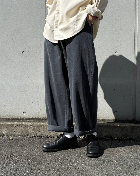 PORTER CLASSIC / CLASSIC DENIM GENE KELLY PANTS / GRAY
