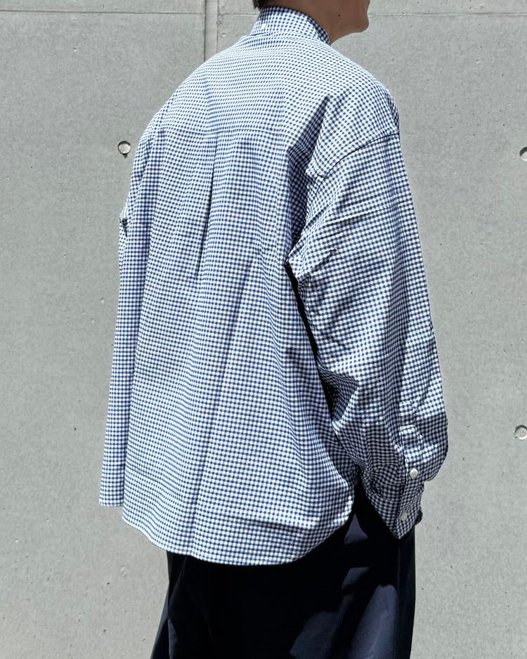 Fresh Service / DRY OXFORD CORPORATE LS B.D SHIRT / NAVY PLAID / FSC263-50103B