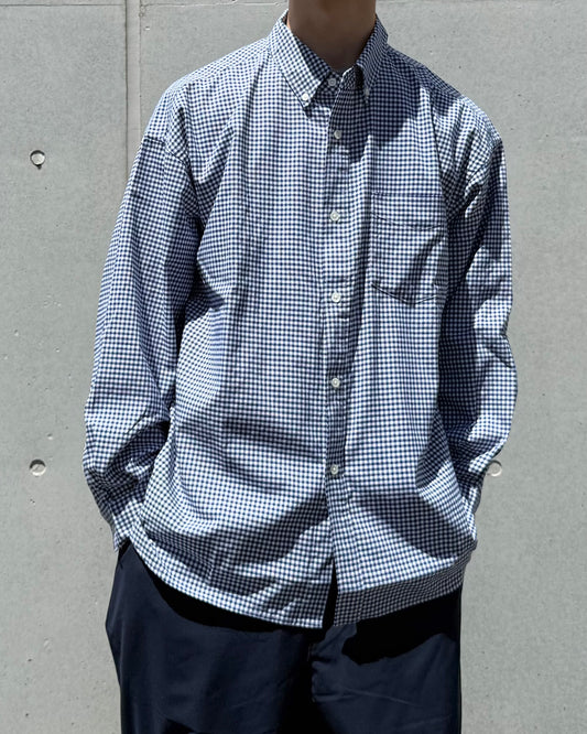 Fresh Service / DRY OXFORD CORPORATE LS B.D SHIRT / NAVY PLAID / FSC263-50103B