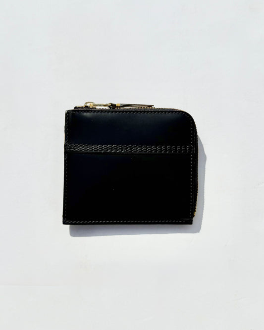 Wallet COMME des GARCONS / TRIPLE STITCH L ZIP WALLET / BLACK