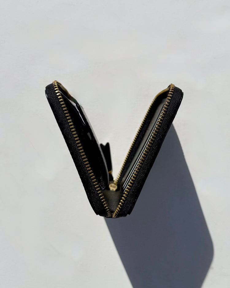 Wallet COMME des GARCONS / CLASSIC LEATHER LINE ZIP AROUND WALLET / BLACK