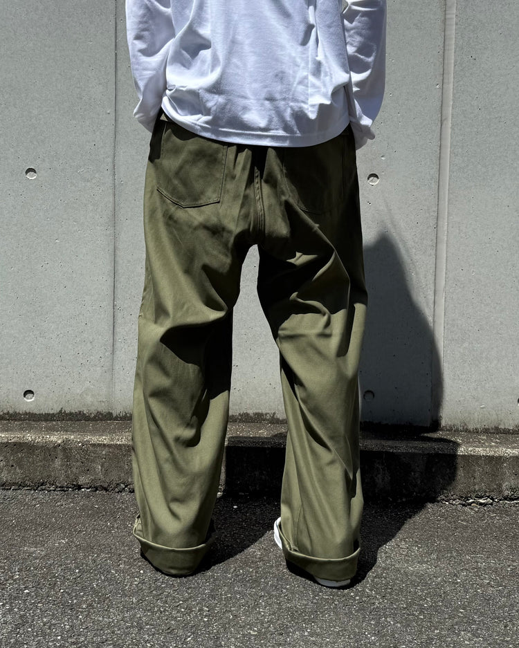 nanamica / Wide Baker Pants / khaki