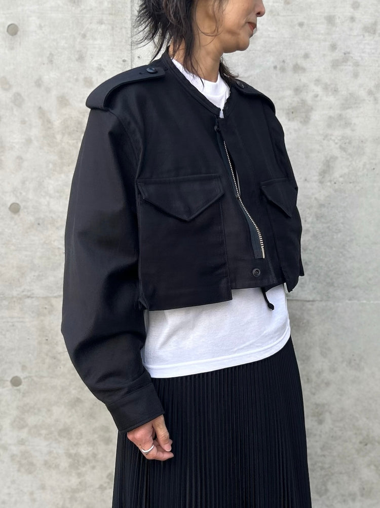 HYKE / TYPE M-51 FIELD CROPPED JACKET / BLACK / 17510