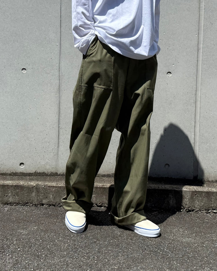 nanamica / Wide Baker Pants / khaki