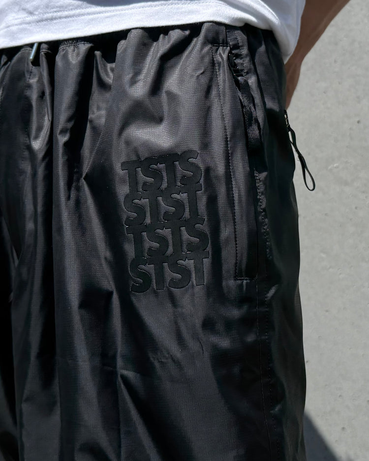 TSTS / RECYCLED POLYYESTER WIND PANTS / BLACK / 26AMM0304