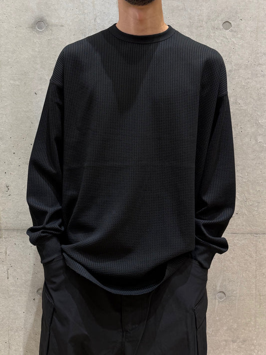 DAIWA PIER39 / TECH THERMAL CREW L/S / BLACK / BE-34025W