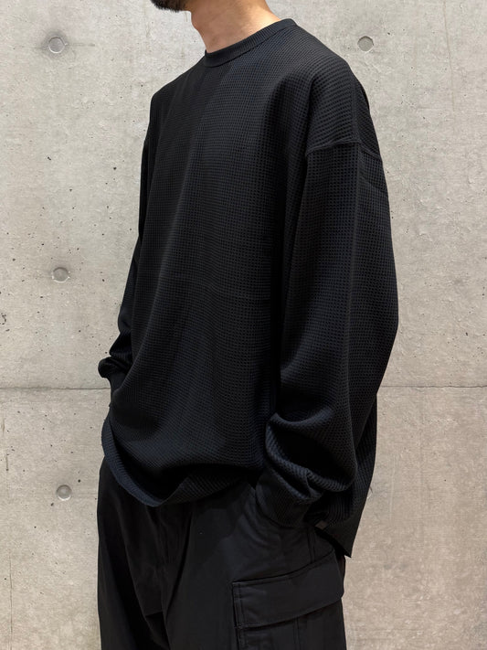 DAIWA PIER39 / TECH THERMAL CREW L/S / BLACK / BE-34025W