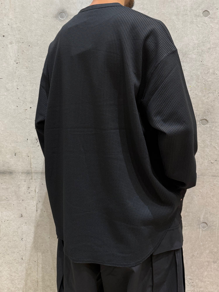 DAIWA PIER39 / TECH THERMAL CREW L/S / BLACK / BE-34025W