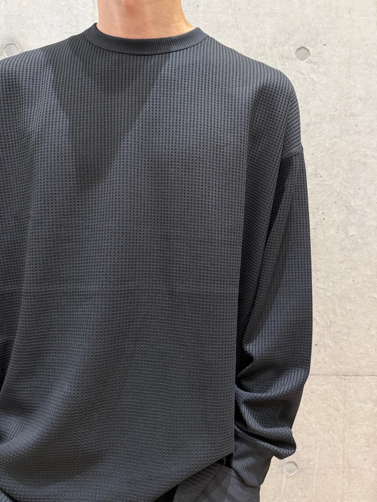 DAIWA PIER39 / TECH THERMAL CREW L/S / BLACK / BE-34025W