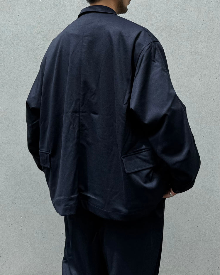 DAIWA PIER39 / TECH LOOSE 2B JACKET FLANNEL / D.NAVY / BJ-32026W
