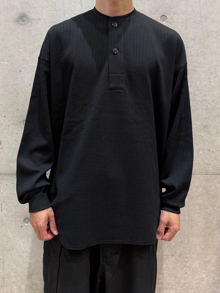 DAIWA PIER39 / TECH THERMAL HENLEY L/S / BLACK / BE-33025W