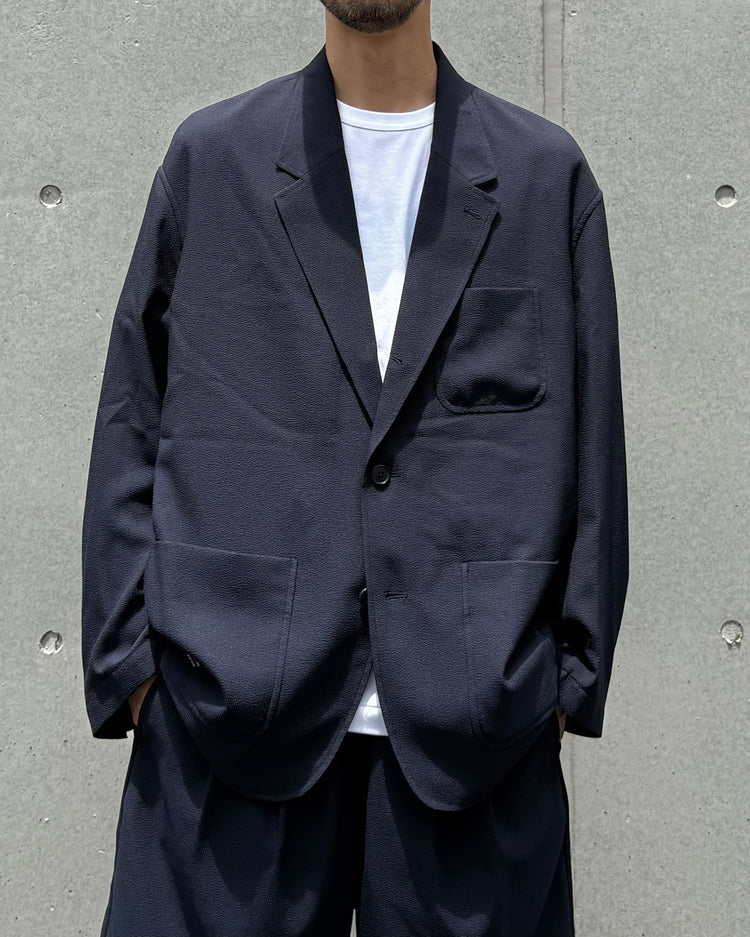FreshService / SEERSUCKER STRIPE BLAZER / NAVY / FSC262-20112