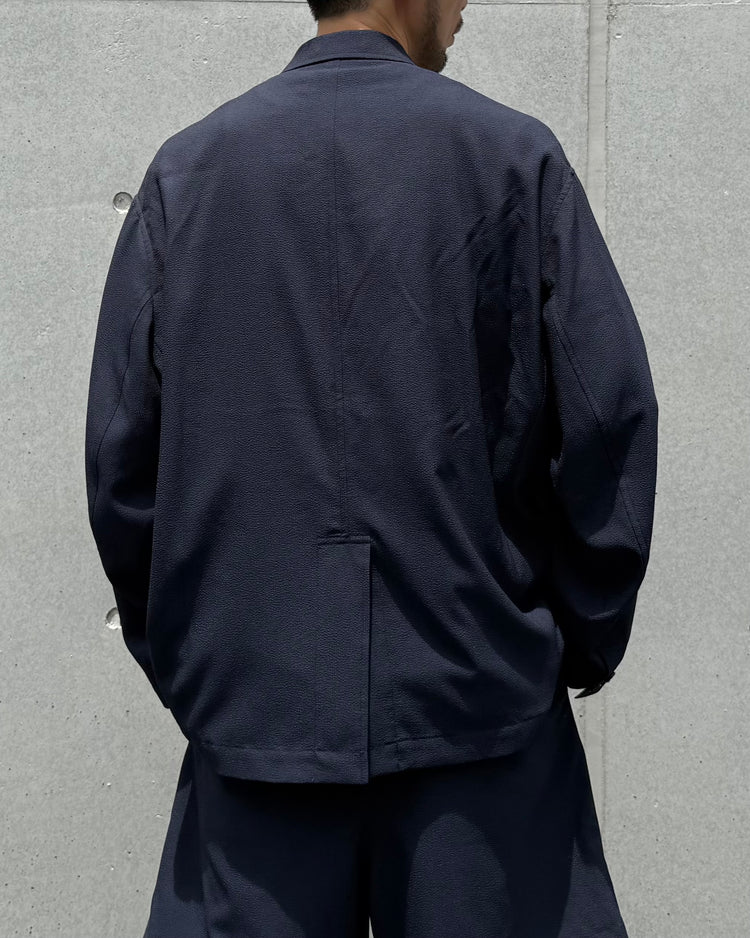FreshService / SEERSUCKER STRIPE BLAZER / NAVY / FSC262-20112