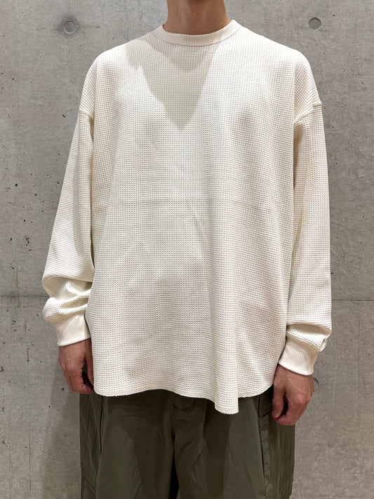 DAIWA PIER39 / TECH THERMAL CREW L/S / ECRU / BE-34025W