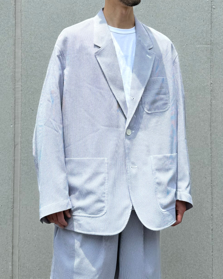 FreshService / SEERSUCKER STRIPE BLAZER / BLUE / FSC262-20112