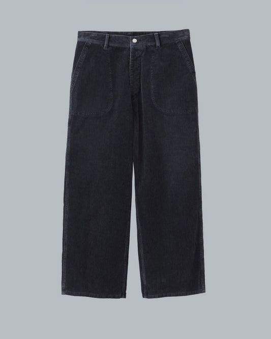 New Manual / USN CORDUROY TROUSERS / BLACK / 2026AW-PT1-YT
