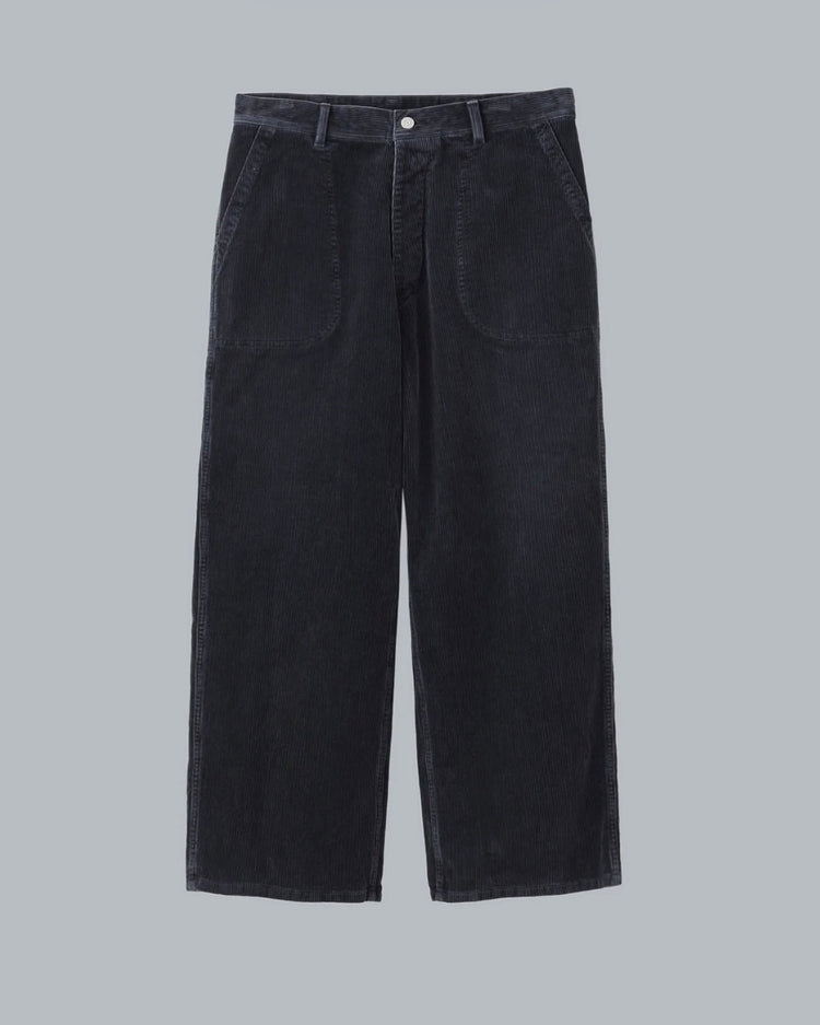 New Manual / USN CORDUROY TROUSERS / BLACK / 2026AW-PT1-YT