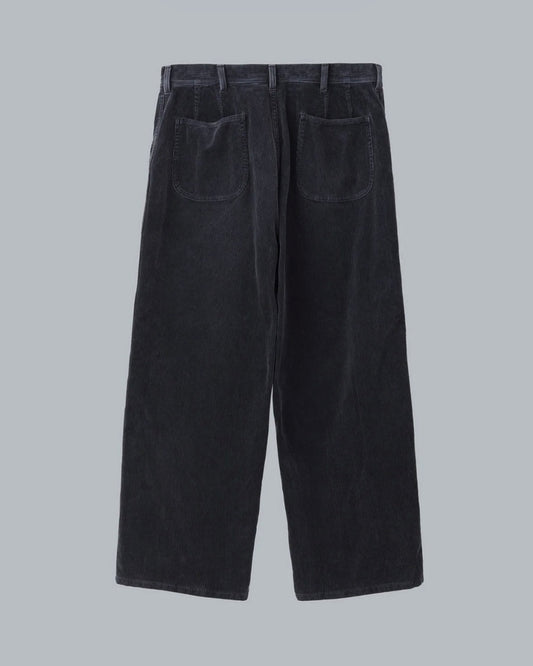 New Manual / USN CORDUROY TROUSERS / BLACK / 2026AW-PT1-YT
