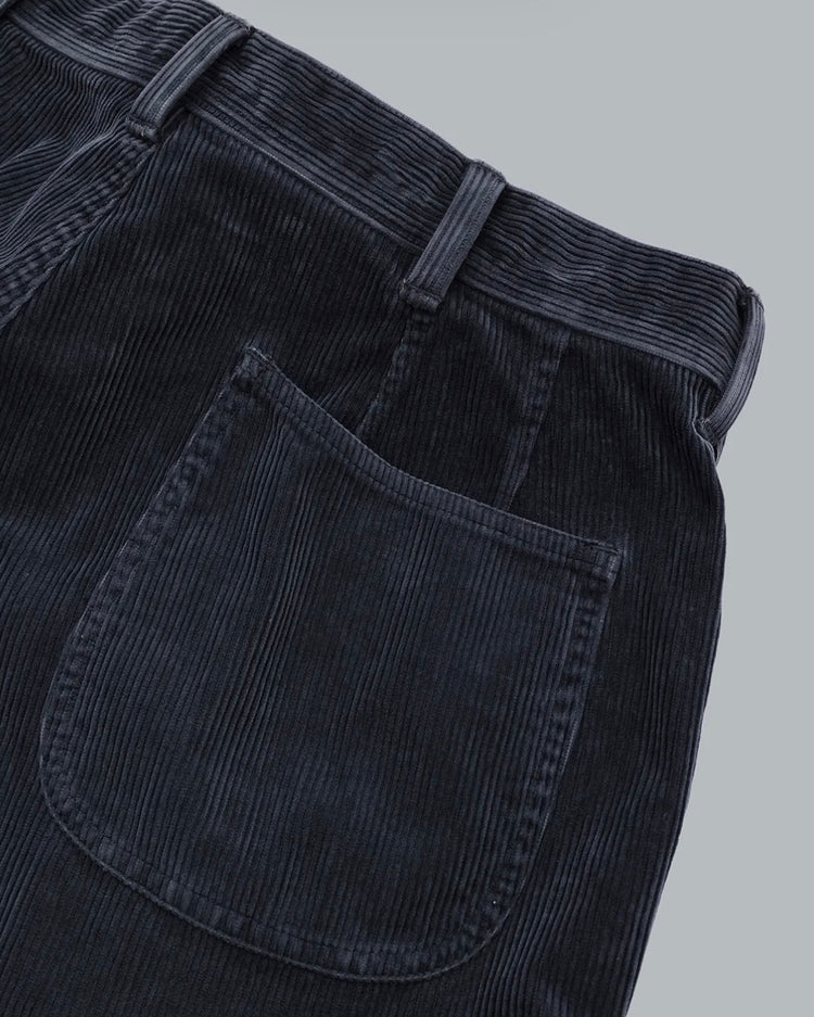 New Manual / USN CORDUROY TROUSERS / BLACK / 2026AW-PT1-YT