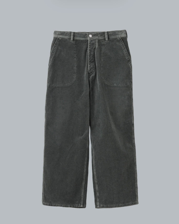 New Manual / USN CORDUROY TROUSERS / GREEN / 2026AW-PT1-YT