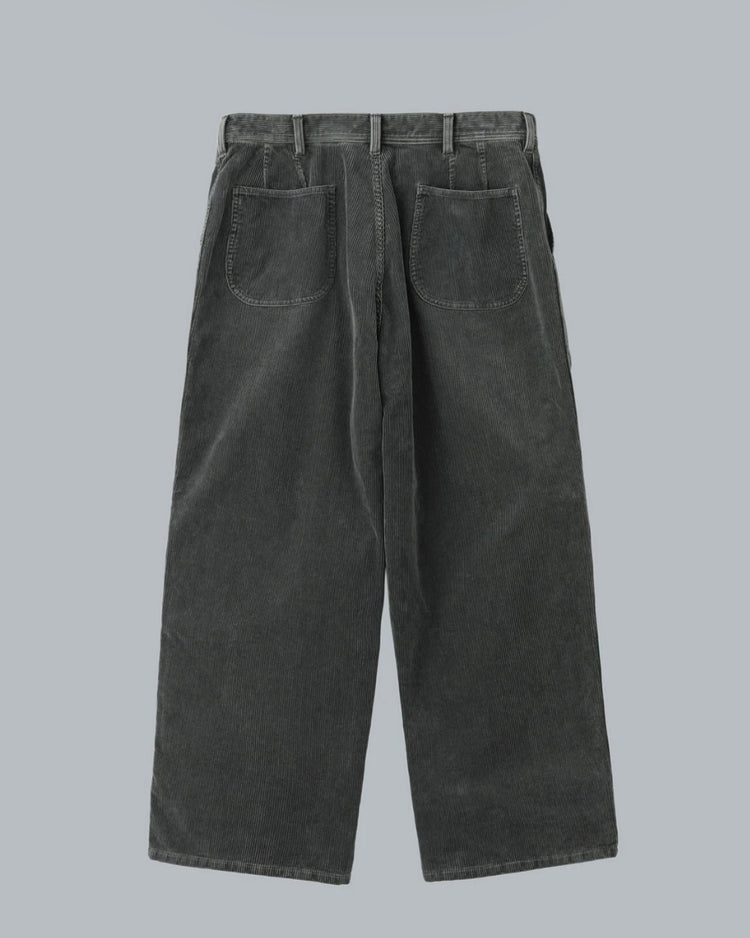 New Manual / USN CORDUROY TROUSERS / GREEN / 2026AW-PT1-YT