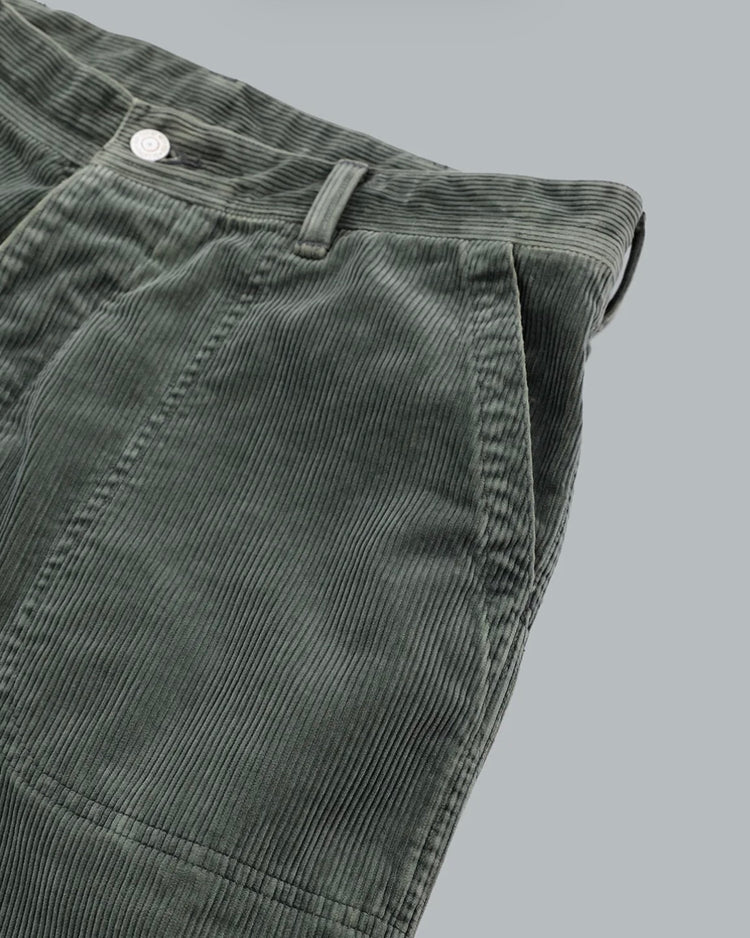 New Manual / USN CORDUROY TROUSERS / GREEN / 2026AW-PT1-YT