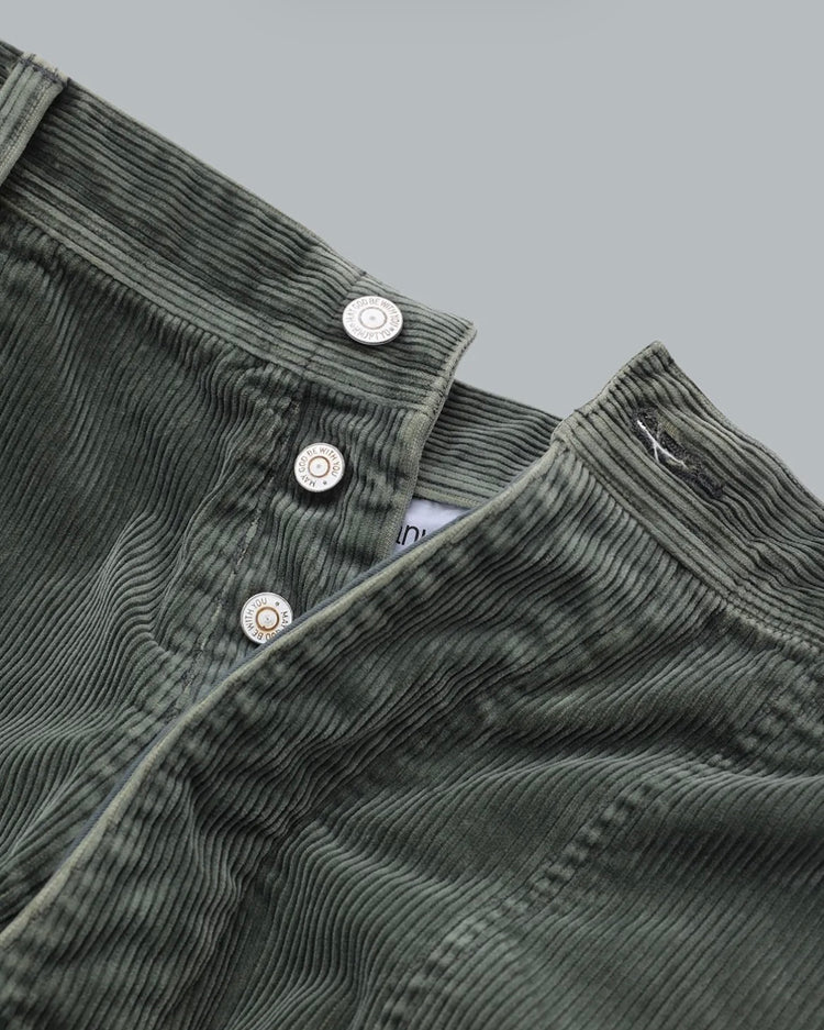 New Manual / USN CORDUROY TROUSERS / GREEN / 2026AW-PT1-YT