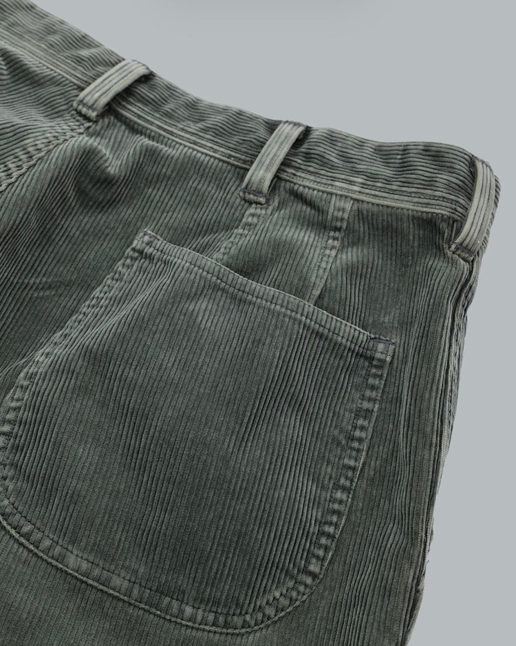New Manual / USN CORDUROY TROUSERS / GREEN / 2026AW-PT1-YT