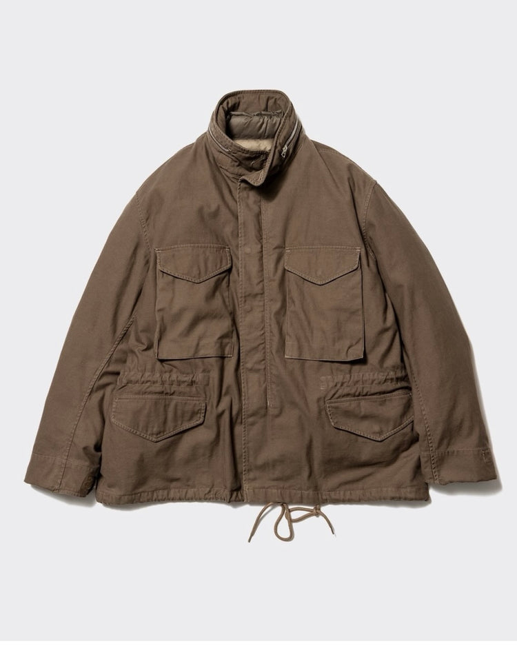 Unlikely / 3way M-65 Field Down Jacket / light Brown / U26F-18-0011