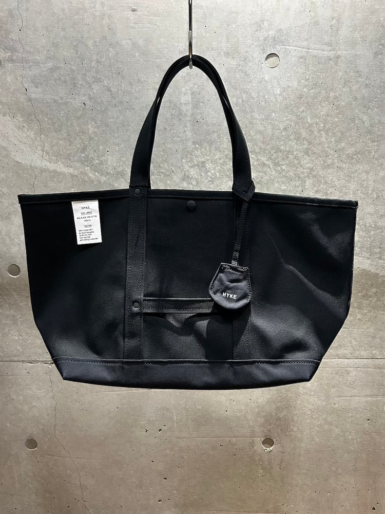HYKE / TOTE BAG(LARGE) / BLACK / 19364 /