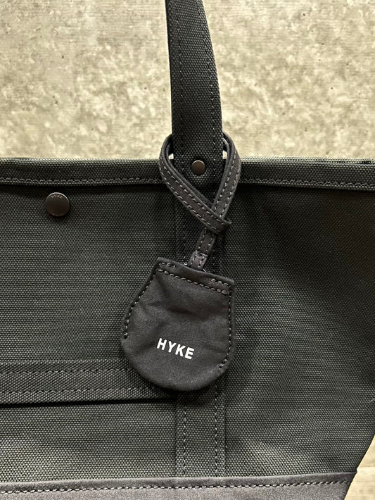 HYKE / TOTE BAG(MEDIUM) / BLACK / 19363 /