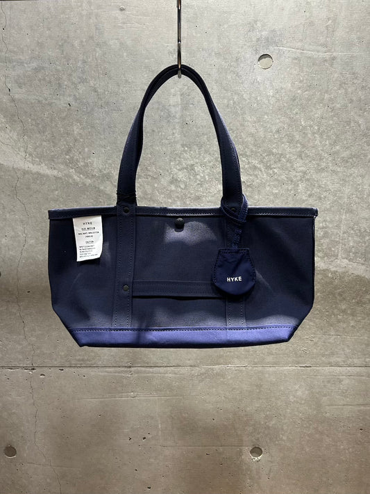 HYKE / TOTE BAG(MEDIUM) / NAVY / 19363 /