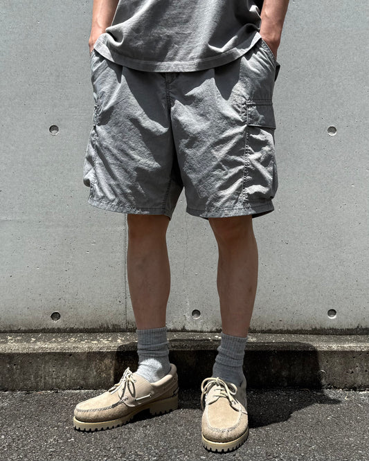 nonnative / TROOPER 6P SHORTS NYLON OXFORD PIGMENT DYE / GRAY / NN-P4831